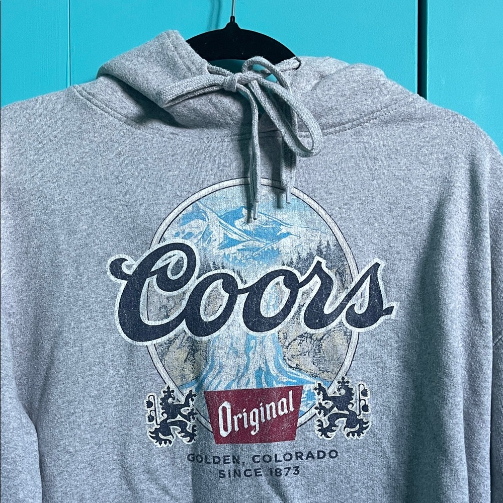 Coors Origional Light Gray Hoodie